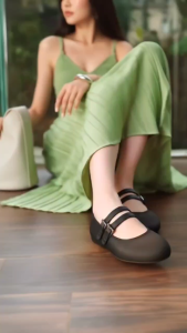 Porto BLT BLS Flatshoes Tali Balet Karet Wanita Sepatu Cewek Karet Jelly Kekinian 36-40