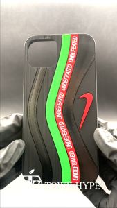 Softcase iPhone Black Undefeated 11 Xr 12 13 Pro Max 14 8 Plus Mini