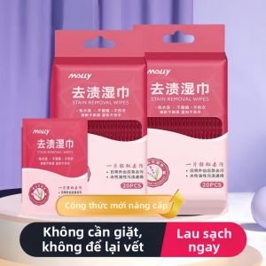 TANGJIXIONG | Khăn Ướt Loại Bỏ Mạnh Mẽ Các Vết Bẩn Không Cần Rửa Cho Áo Khoác Lông