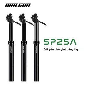 Cốt Yên Xe Đạp Điều Khiển Tay SP25A Dành Cho Xe Đạp Địa Hình Và Xe Đạp Đường Trường Đường Kính 27.2/30.9/31.6mm Tùy Chọn Hành Trình 100/125/150/170mm