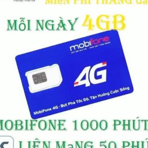 FREESHIP - CHƯA KÍCH HOẠT Sim 4G mobifone 180 GB gọi nội mạng miễn phí tặng tháng đầu