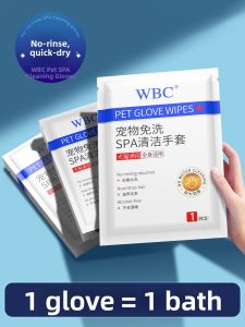 WBC | Dry Bath Deodorant Cleaning Wipes for Pets
