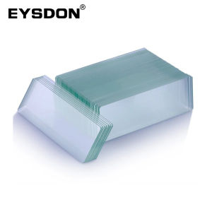 50pcs Pre-cleaned Blank Microscope Glass Slides 76.2x25.4mm 1-1.2mm Optical Glass Slides for Lab Biological Science Education