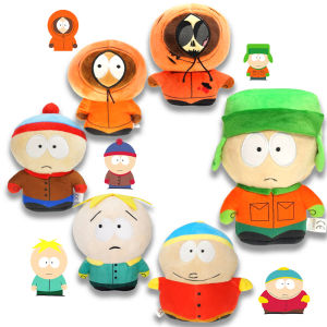 1-6pc South Park Toy Cartoon Plush Dolls Stan Marsh Kyle Browski Eric Theodore Cartman Plush Pillow Toy Childrens Birthday Gift