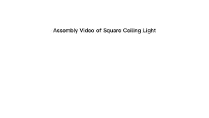 IRALAN Modern Dimmable Ceiling Lamp with Remote Control Square Led Ceiling Lights Fixture for Living Room Dining Room Bedroom