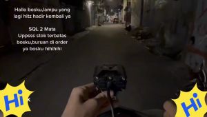 4695 Lampu Tembak LED SQL 2MATA Voltage 12-80V 40W Laser Foglamp Superbright Hi Loo Harga satuan