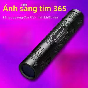 Đèn Tia Xanh UV Chuyên Dụng Để Kiểm Tra Vàng Đá Quý Đèn Pin Cầm Tay Kiểm Tra Tiền Giả Chống Giả Mạo Đèn Tia Xanh Dùng Cho Cắm Trại Leo Núi Du Lịch
