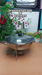 Tempat Prasmanan Warmer Stove Wadah Makanan dengan Tungku Api Tinggi 15cm Einstein-Store