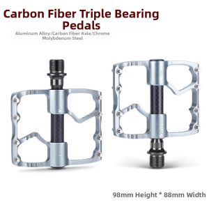 West Biking | Carbon Fiber Triple Bearing Bicycle Pedal