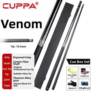 Cuppa | High Performance Carbon Fiber Pool Cue 1/2 Ball