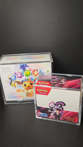 【Morgan Games】[Ready Stock] Acrylic Display Case for ETB & Booster Box | Pokemon ETB & Booster Box