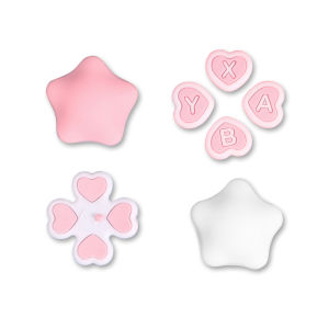 For Nintendo Switch Joystick Controller Silicone Soft Dpad Cross Button ABXY Key Thumb Stick Grip Cap Cover For Switch Oled Lite