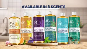 DR. JACOBS NATURALS EUCALYPTUS ALL IN 1 CA 32oz - Made in USA - an aromatherapy powerhouse that promotes deep breathing and clears the mind and provides relaxation.  This natural essential oil has a fresh and invigorating scent that is a potent antiseptic