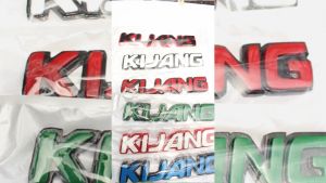 Emblem Mobil Kijang Variasi Mobil Toyota dengan Huruf Timbul 3D Bahan FiberGlass