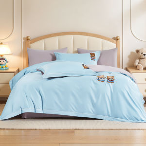 FUANNA (富安娜) | 60 Count Long Staple Cotton Pure Cotton Bedding 4-Piece Set