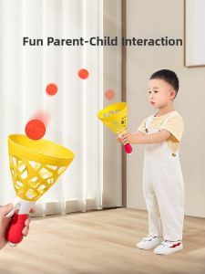 TANGJIUGONG | Spring Launch Catch Ball Educational Interactive Toy