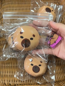 (DO99) การ์ตูนน่ารัก Capybara ความเครียดบรรเทาของเล่นเด็กยืดหยุ่น Rebound ของเล่น Deion บีบของเล่นของขวัญปาร์ตี้