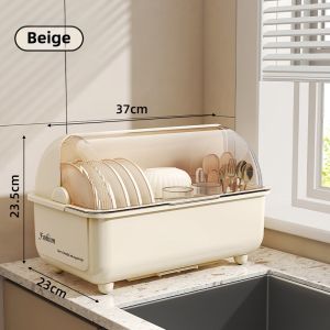 Draining and Storage Dish Rack