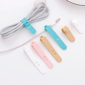 (2pcs) Pengikat Kabel Silicone Cord Cable Penggulung Kabel Handphone Headset