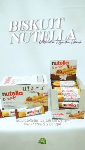 Nutella B-Ready 132 Gr isi 6 Pcs Biskuit Wafer Kacang Hazelnut Cokelat