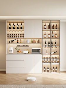 Storage Dining Sideboard Glass Door