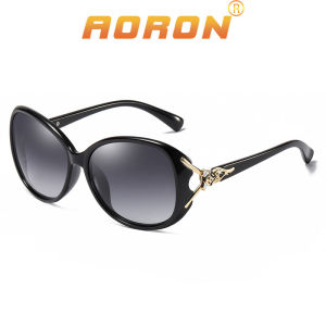 Kính Mát Nữ Chống TIa UV Aoron Kính Râm Nữ Tròng Phân Cực Chống Chói Chống Lóa Gọng Nhựa PC Siêu Nhẹ Chạm Khắc Hồ Ly Sang Trọng - AK131