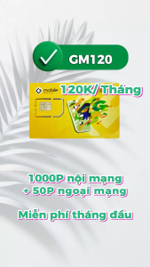( SALE 50% ) SIM GMobile Mobifone 4G Lướt Web Cực Nhanh Gói Data Tốc Độ Cao Từ 1GB - 4GB/ngày + Miễn phí Nghe Gọi Free Tháng Đầu GM35 GM68 GM86 GM120 GM200 | FREESHIP - CHƯA KÍCH HOẠT