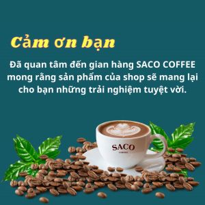 Cà phê Robusta rang mộc nguyên chất gu Truyền Thống vị đắng đậm đà hậu ngọt thơm tự nhiên từ Saco coffee