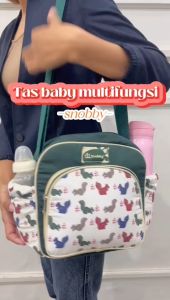 Tas Bayi SNOBBY BY-160 SQUIRREL SERIES Saku Motif Tas Popok Bayi Tas Diaper Baby Diaper Bag Tas Perlengkapan Bayi Tas Ransel Perlengkapan Bayi Mommy Bag Tas Botol Susu Bayi
