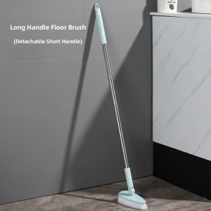 Long Handle Bathroom Floor Brush for Home Toilet Cleaning Gap Brush No Dead Angle Toilet Brush Household Personal Cleaning Tools
