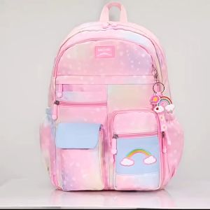 TAS RANSEL SEKOLAH ANAK PEREMPUAN SD SMP SMA MOTIF PELANGI / TAS RANSEL ANAK PEREMPUAN / TAS SEKOLAH SD SMP SMA ANAK PEREMPUAN MODEL KULKAS