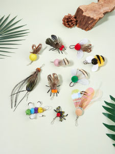 Interactive Cat Toy Bug Head Replacement Whimsical Flying Insect Realistic Cat Teaser Stick with Bell Feather Pet Supplies