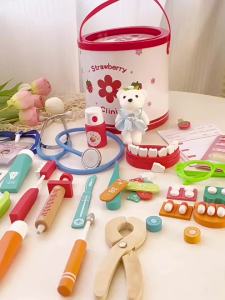 KABEIQI | Doctor Play Set for Role-Playing Wooden