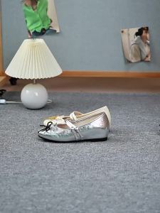 Daphne | Bow Accent Fairy-style Summer Heel Increase Leather Shoes