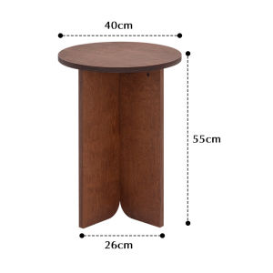 Scandinavian Style Wooden Coffee Table CCHomeI Small Size Popular Minimalist Corner Table Creative Round Design for Home Decor