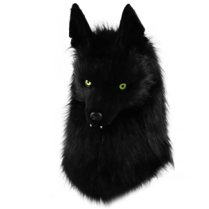 Lông Đầu Mặt Nạ Chó Sói Sang Trọng Lông Thú Giả Cho Halloween Hóa Trang Trang Phục Hóa Trang Đạo Cụ Động Vật Mũ 14 + Năm