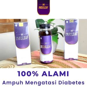 BIO INSULEAF Obat Diabetes ORI 100% - Official Store Partner - Herbal Cair Gula Darah Original