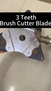 【Original+24hours delivery】Dual-use Lawn Mower Blades Triangular Shape Manganese Steel Quenched Triangular Blades High Performance Quenched Multi-purpose Blades Lawn Mowing