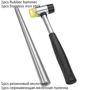 Professional Ring Enlarger Stick Mandrel Handle Hammers Ring Sizer Finger Measuring Stick For DIY Jewelry Making Measuring Tools