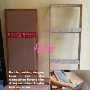 Cermin Kaca Tempel Gantung Dinding Aestetic 95x35 Kamar Mandi Estetik Full Body Kaca Dinding Mirror