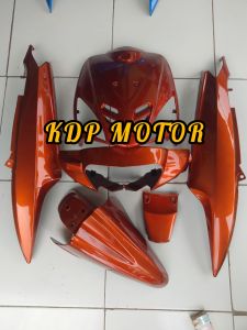 cover body full halus Yamaha Mio sportyfull halus body motor Yamaha Mio sporty warna Oren ninja