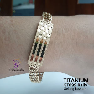 Gelang Ori Titanium Peneng Rally Tampil Mewah dan Elegan untuk acara pesta hari besar jalan-jalan kao hadiah Awet Anti Luntur gt099