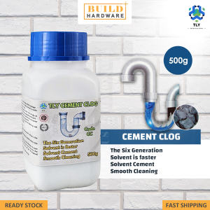 TLY Cement Clog 500g Caustic Clog Remover Dissolving Agent 水泥通塞粉 Pembersih Saluran Sinki Singki Paip 水泥溶解剂 MR CLEAN