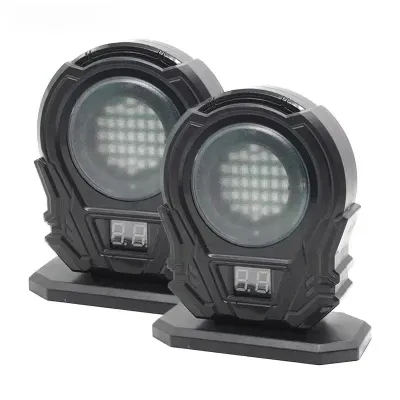 Color Sensitive Infrared Induction Electronic Laser Target Shooting Toy with Sound Effects for Dry Fire Laser Training Practice