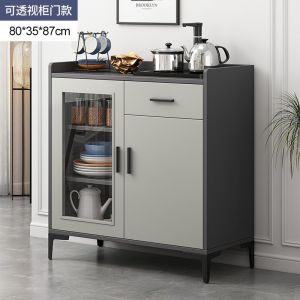 Modern Minimalist Wall-Mounted Living Room Storage Cabinet Tea Water Cabinet Dining Sideboard Luxury Wine Cabinet Organizer
