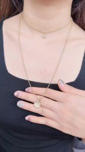 KALUNG DIAMOND BULAT TITANIUM GOLD ( KDB001G ) Wanita Quality PRemium