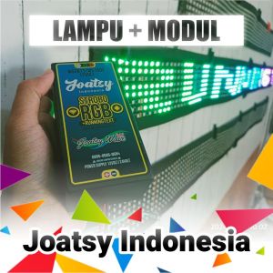 Strobo Kaca Mobil Semua Ukuran Satu Set Modul Text Wifi Wave Vol.2