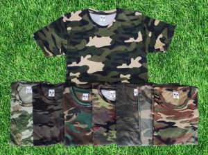 BAJU T-SHIRT ARMY COTTON SOLDIERS SHIRT  S+5XL100%Cotton160GSM Avalble Color With Design.