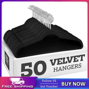 50pcs Velvet Hanger BEIGE IVORY Elegant Design【15 Colors to choose From】