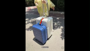 OHHDEER Tali Pengikat Troli Pelbagai Guna - Multi-Function Adjustable Luggage Strap Rainbow/ Black